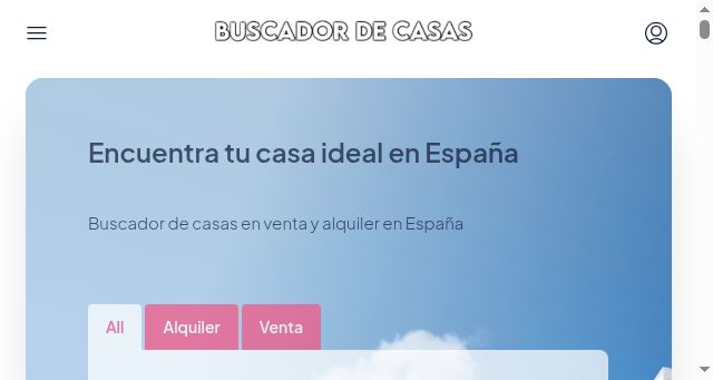 Screenshot of buscadordecasas.com