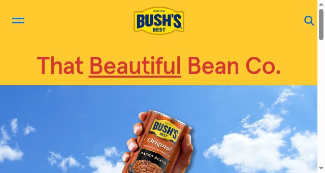 Screenshot of bushbeans.ca