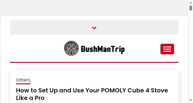 Screenshot of bushmantrip.com