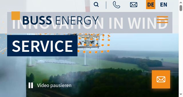 Screenshot of buss-energy.com