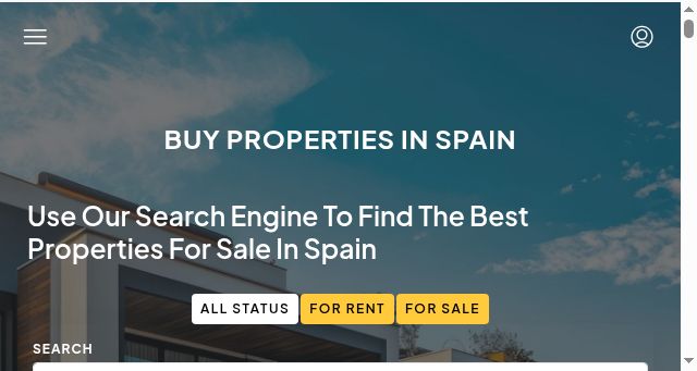 Screenshot of buypropertiesinspain.com