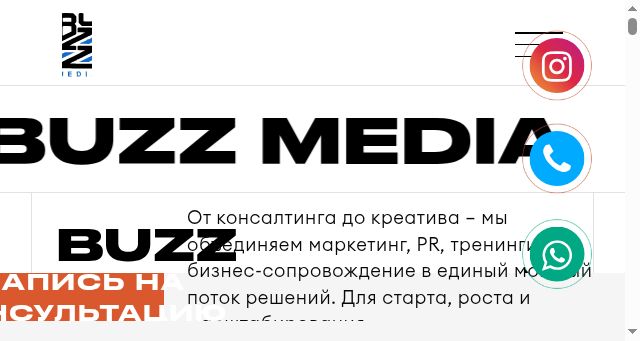 Screenshot of buzz-mediakg.com