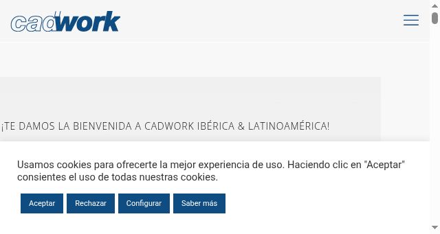 Screenshot of cadwork-software.com