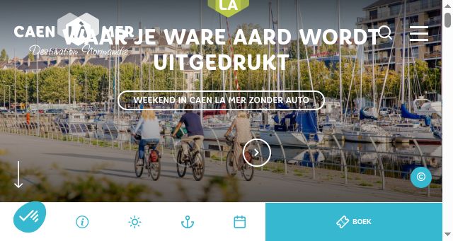 Screenshot of caenlamer-tourisme.nl