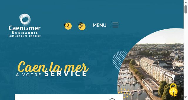 Screenshot of caenlamer.fr