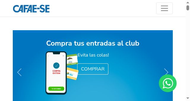 Screenshot of cafae-se.com.pe