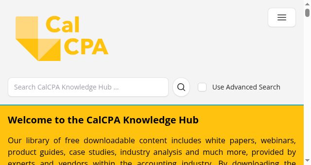 Screenshot of calcpahub.org