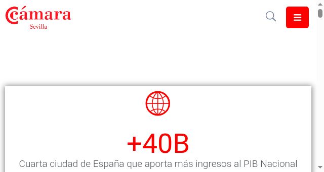 Screenshot of camaradesevilla.com