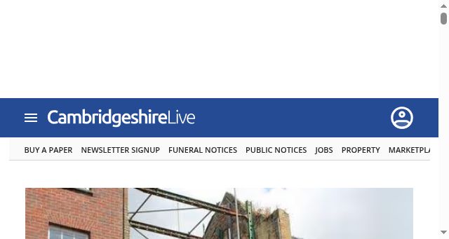 Screenshot of cambridge-news.co.uk