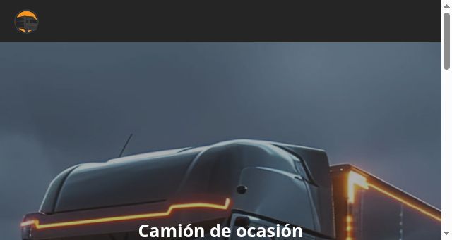Screenshot of camiondeocasion.com