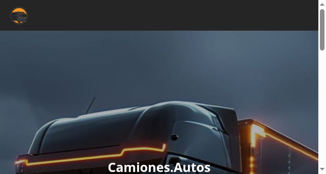 Screenshot of camiones.autos