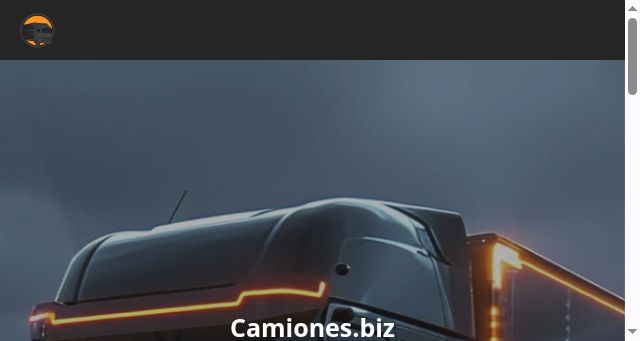 Screenshot of camiones.biz
