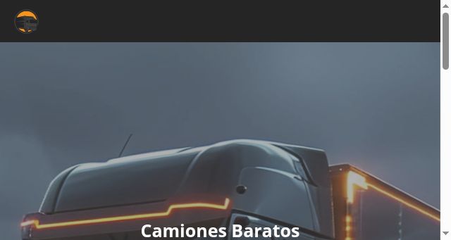 Screenshot of camionesbaratos.com