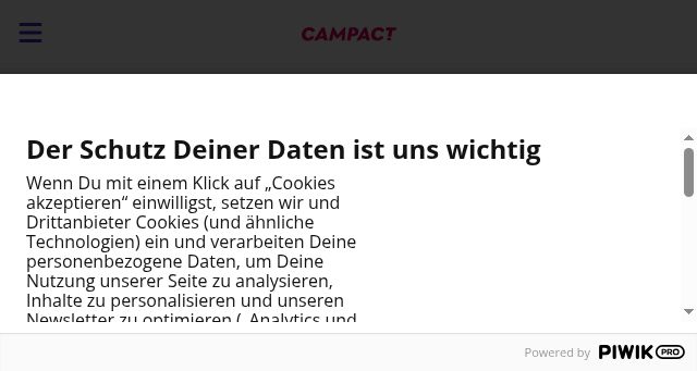 Screenshot of campact.de