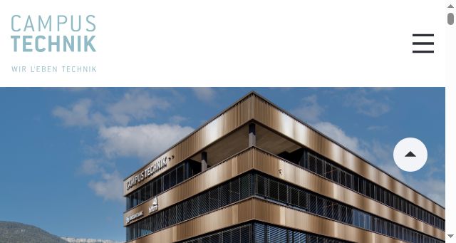 Screenshot of campustechnik.ch