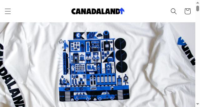 Screenshot of canadalandstore.com
