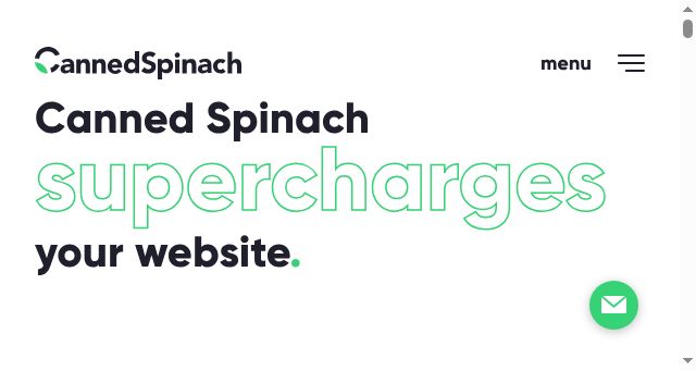 Screenshot of cannedspinach.com