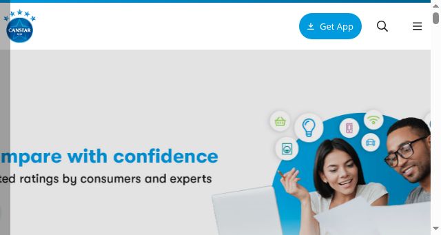 Screenshot of canstarblue.com.au