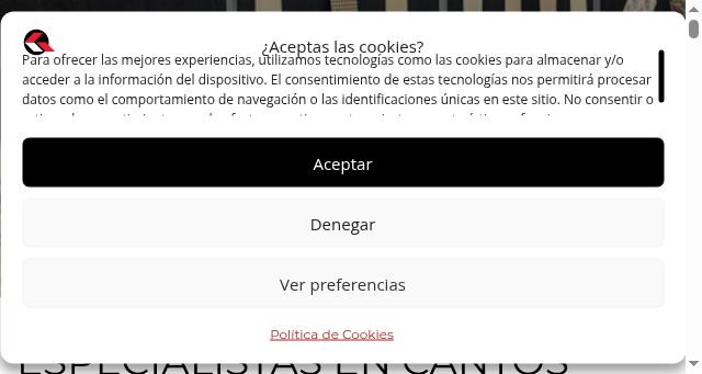 Screenshot of cantisa.es