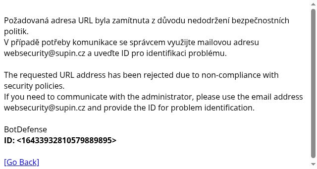 Screenshot of cap.cz