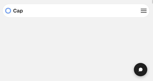 Screenshot of cap.so