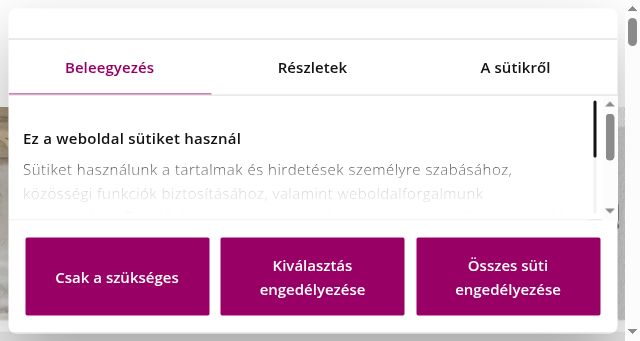 Screenshot of caparol.hu