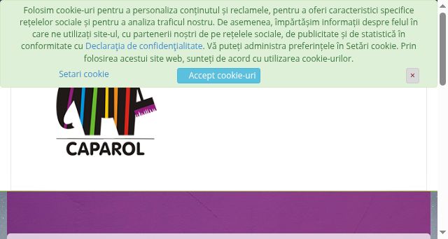 Screenshot of caparolclub.ro