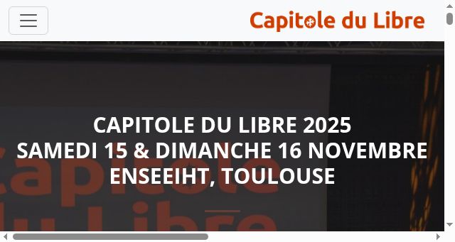 Screenshot of capitoledulibre.org