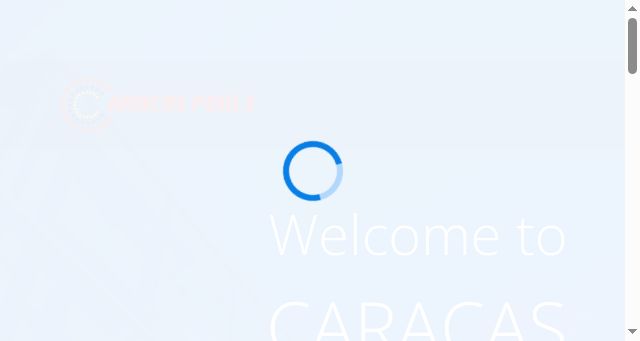 Screenshot of caracaspools.net