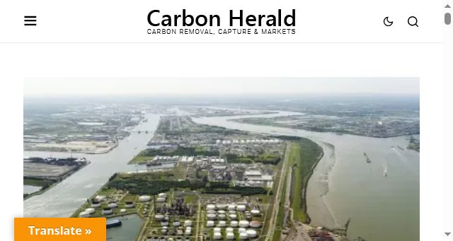 Screenshot of carbonherald.com