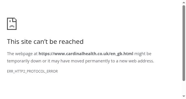 Screenshot of cardinalhealth.co.uk