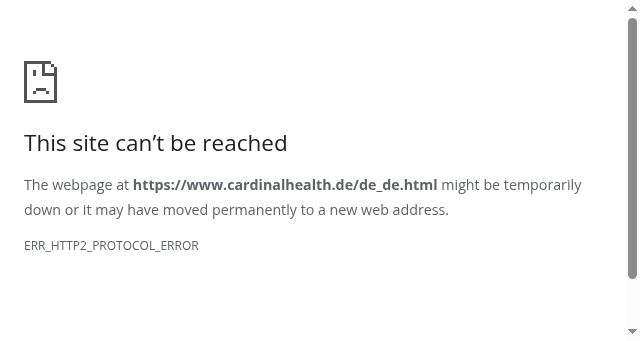 Screenshot of cardinalhealth.de