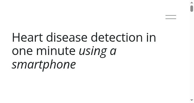 Screenshot of cardiosignal.com