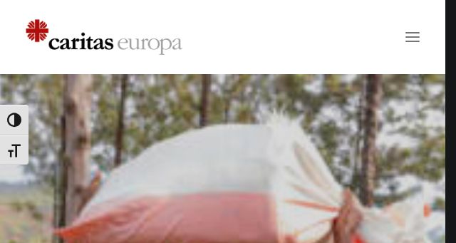 Screenshot of caritas.eu