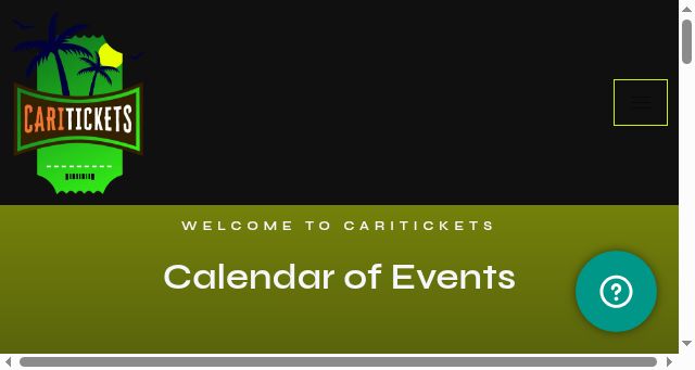 Screenshot of caritickets.com