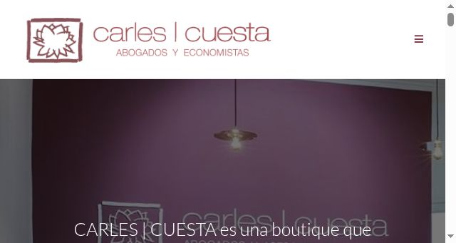 Screenshot of carlescuestaabogados.com