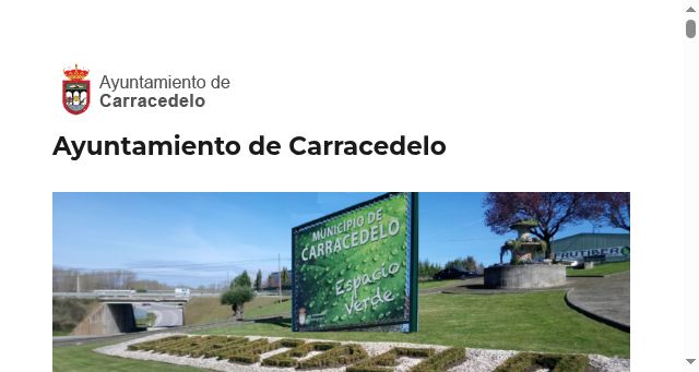 Screenshot of carracedelo.org