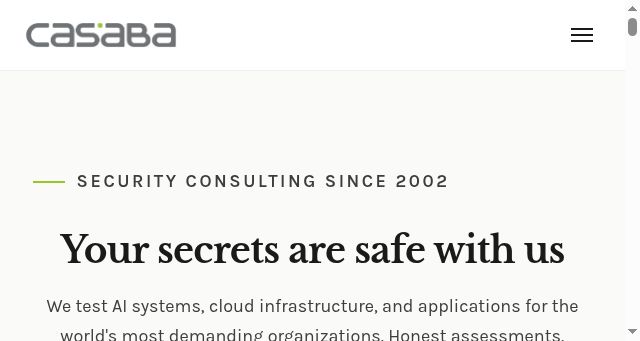 Screenshot of casaba.com
