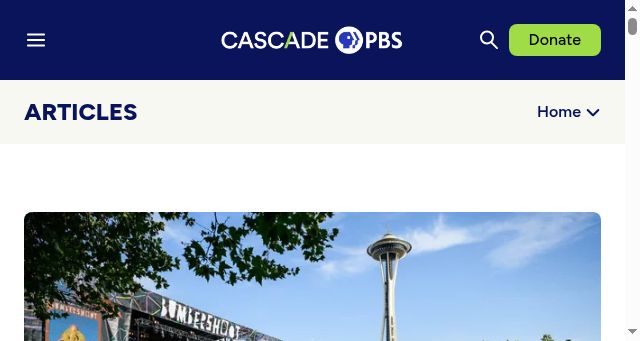 Screenshot of cascadepbs.org