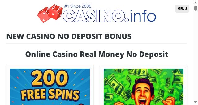 Screenshot of casino.info
