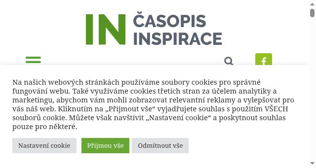 Screenshot of casopisinspirace.cz