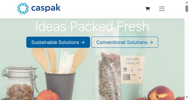 Screenshot of caspak.co.nz