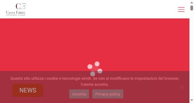 Screenshot of cassaedilenapoli.it