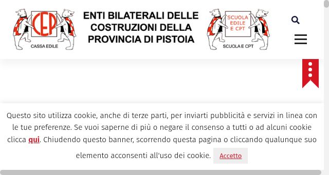 Screenshot of cassaedilepistoia.it