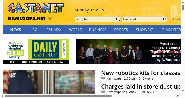 Screenshot of castanetkamloops.net