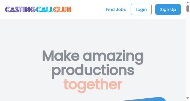 Screenshot of castingcall.club