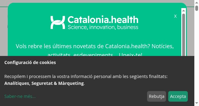 Screenshot of catalonia.health