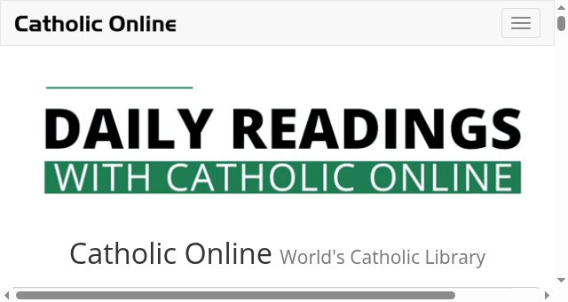 Screenshot of catholic.org