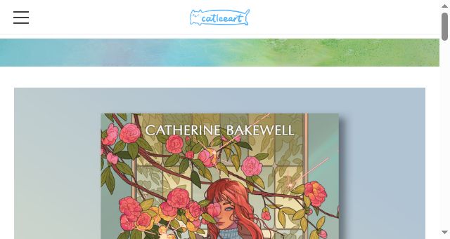 Screenshot of catleeart.com