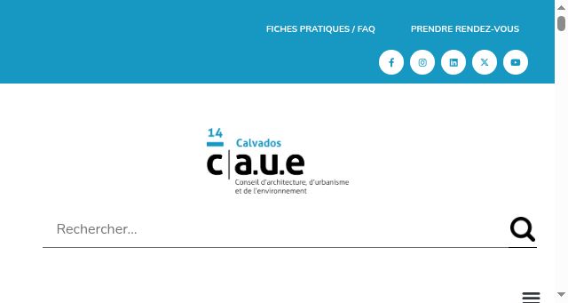 Screenshot of caue14.fr